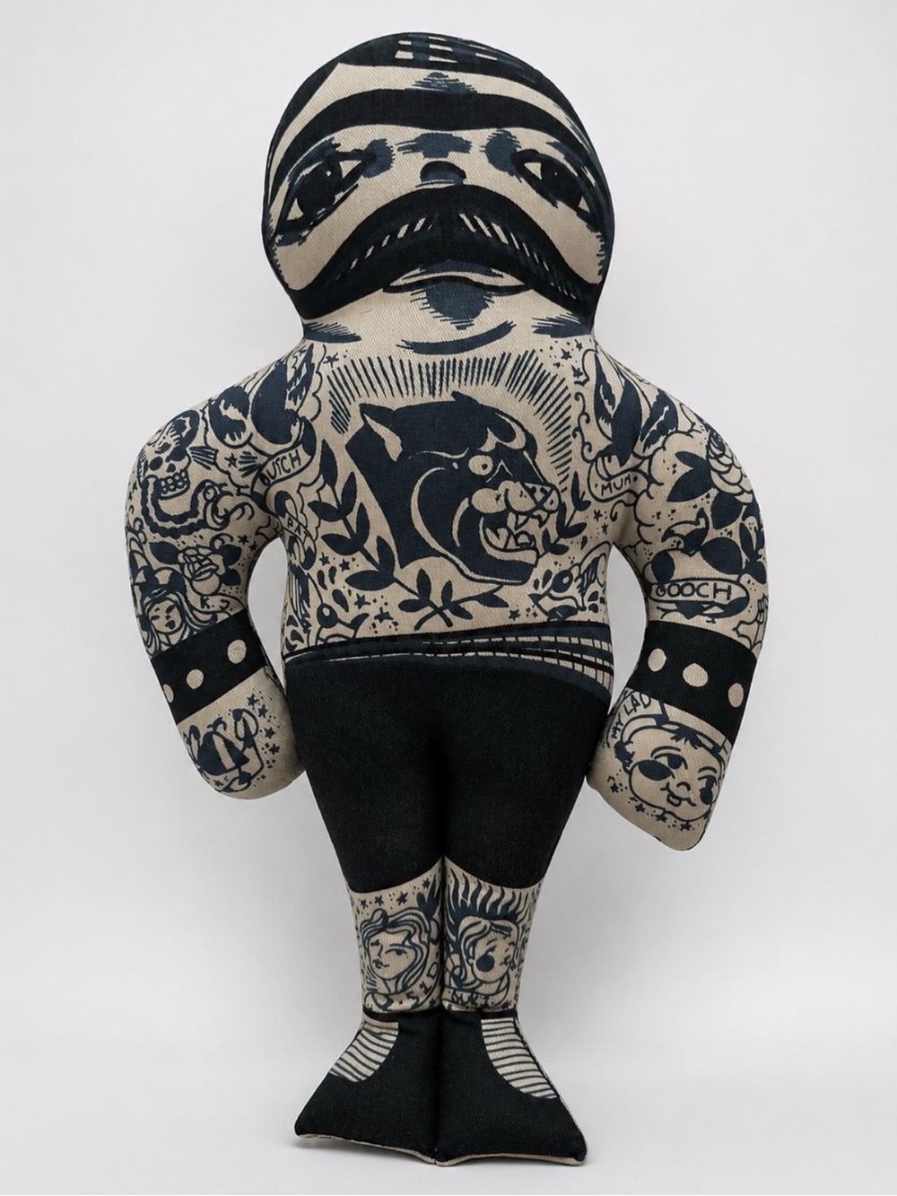 Rare Spitfire Girl Mr. Percy Tattoo Doll Jason Schroder Art Plush Collectible